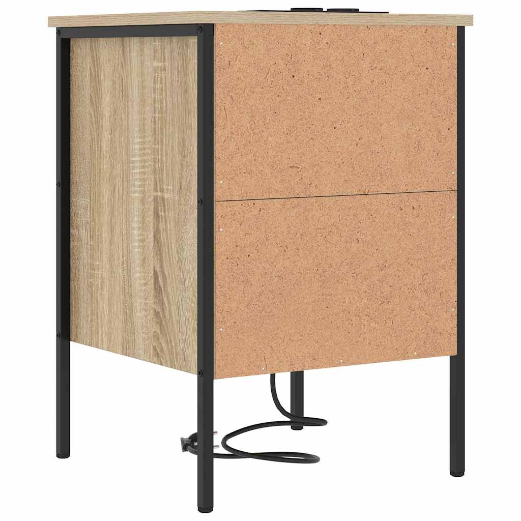 Noćni ormar Sonoma hrast 42 x 41 x 61 cm Konstruirano drvo