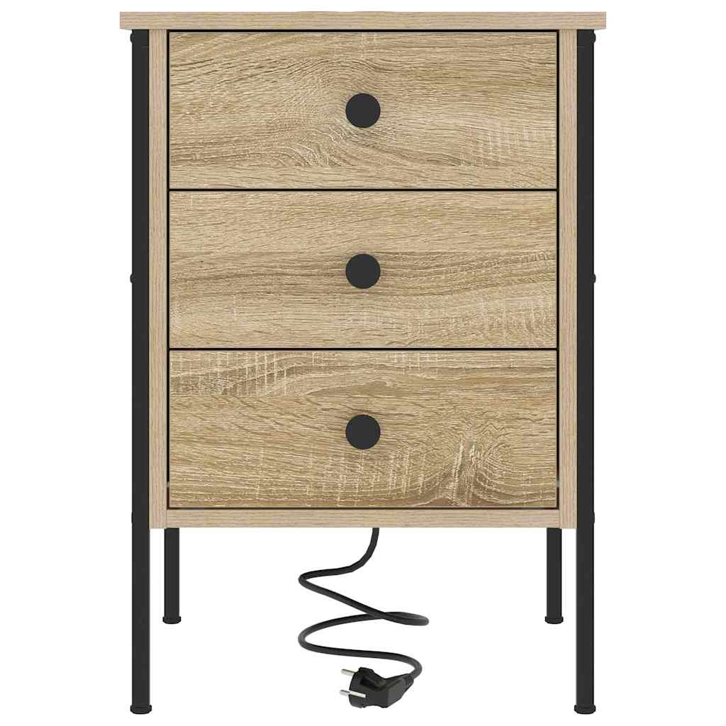 Noćni ormar Sonoma hrast 42 x 41 x 61 cm Konstruirano drvo