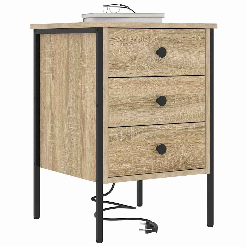 Noćni ormar Sonoma hrast 42 x 41 x 61 cm Konstruirano drvo