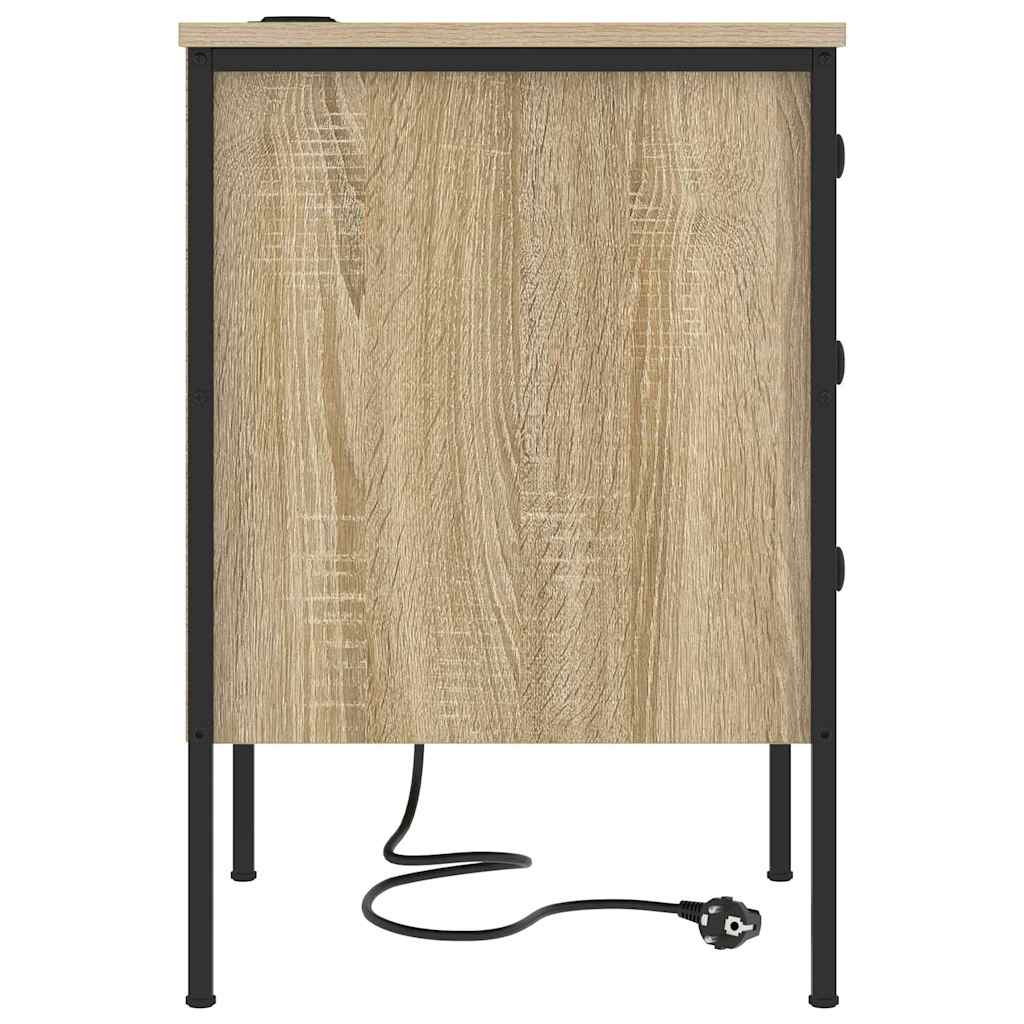 Noćni ormar Sonoma hrast 42 x 41 x 61 cm Konstruirano drvo