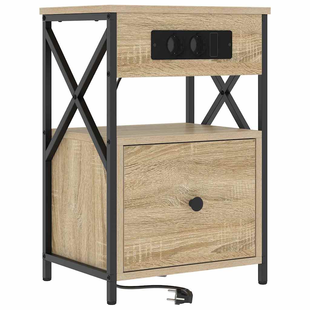 Noćni ormar Sonoma hrast 40 x 31 x 60 cm Konstruirano drvo