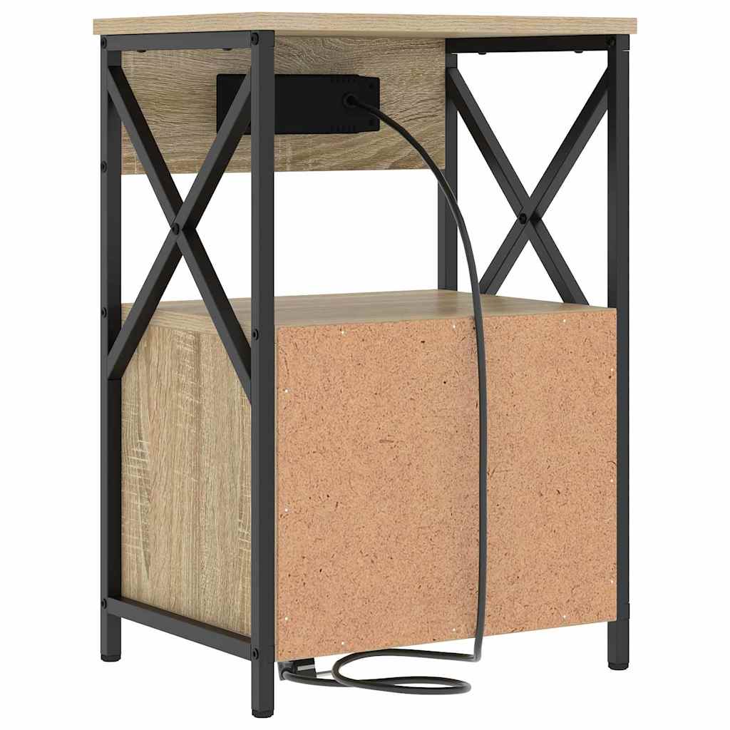 Noćni ormar Sonoma hrast 40 x 31 x 60 cm Konstruirano drvo