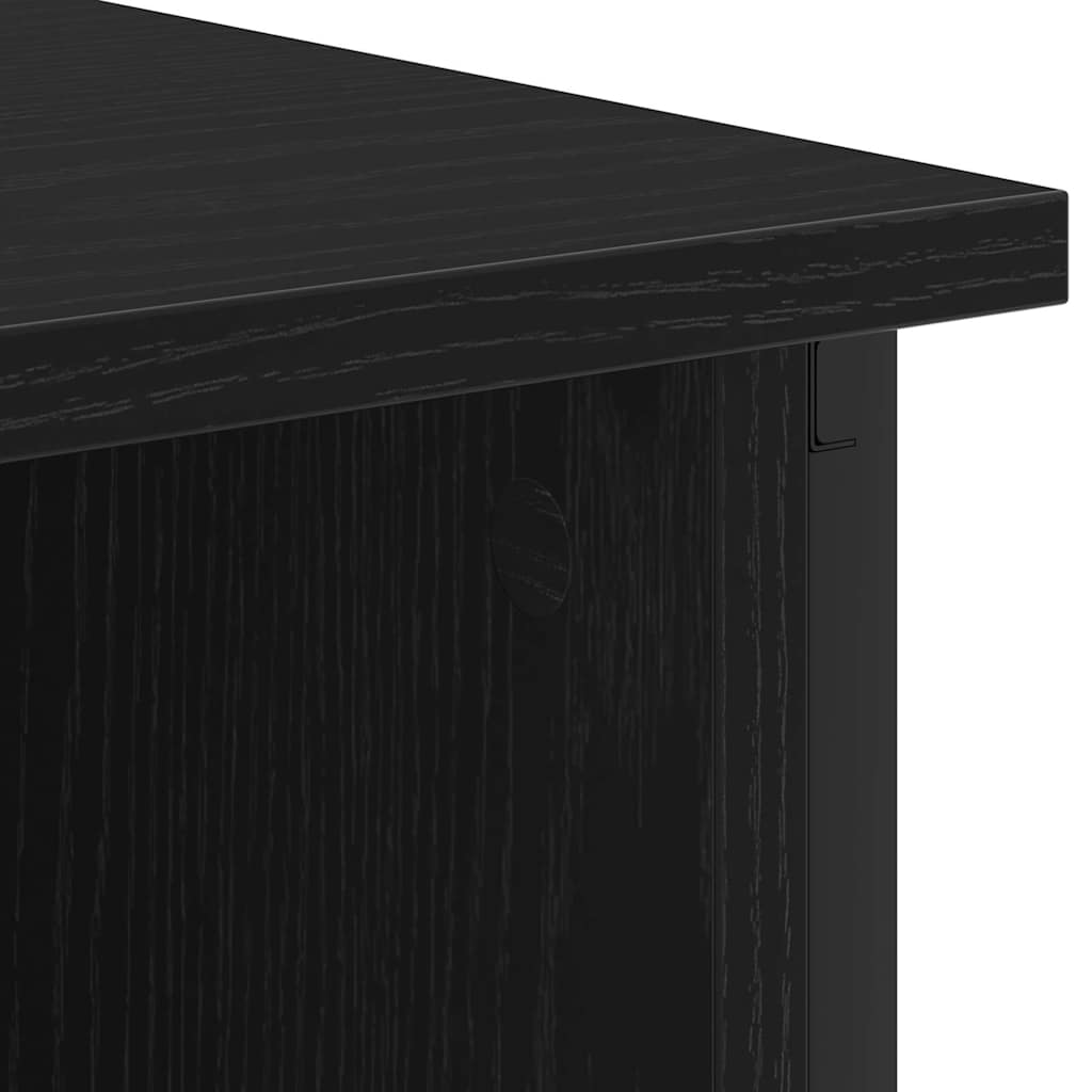 Noćni ormar Crni hrast 55 x 31 x 76 cm Konstruirano drvo