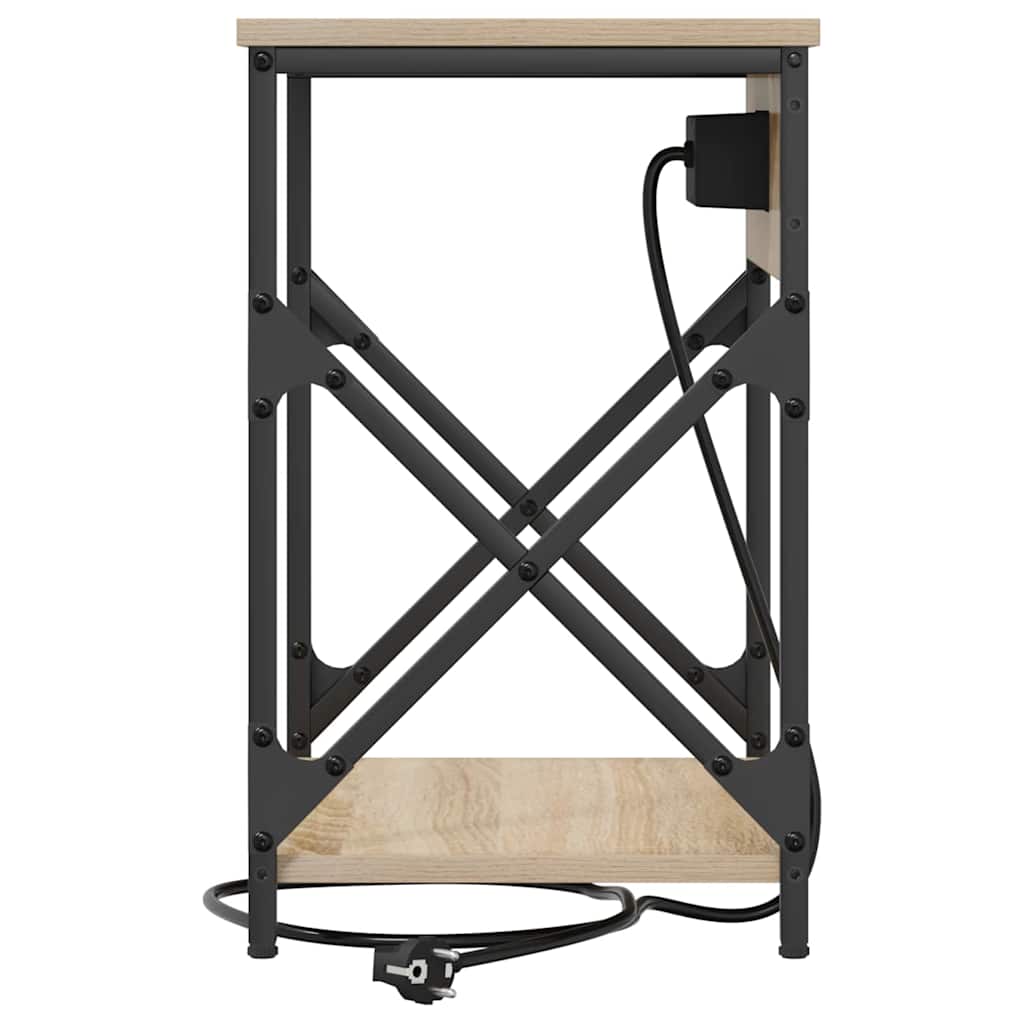 Noćni ormar 2 pcs Sonoma hrast 41 x 31 x 51 cm
