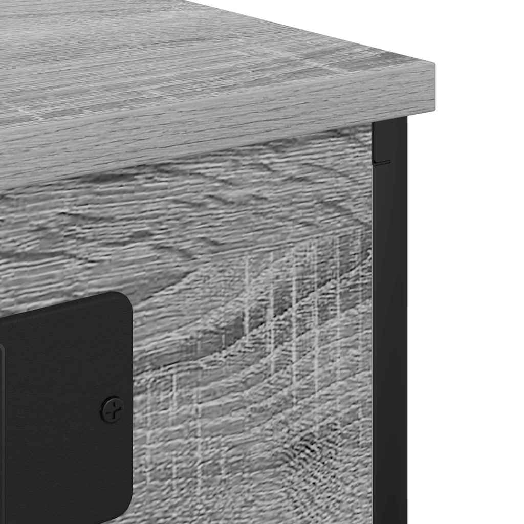 Noćni ormar Siva Sonoma 41 x 31 x 51 cm Konstruirano drvo