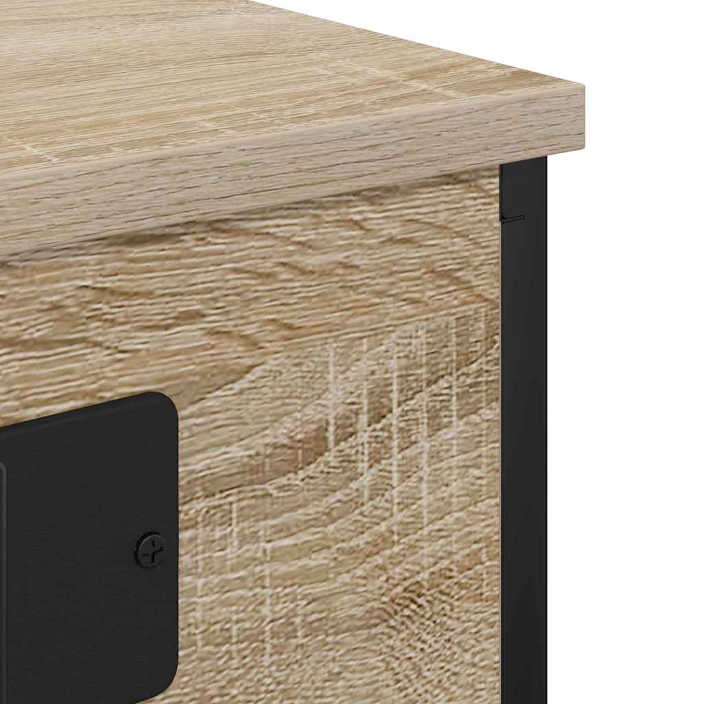 Noćni ormar s policom 2 pcs Sonoma hrast 41 x 31 x 76 cm