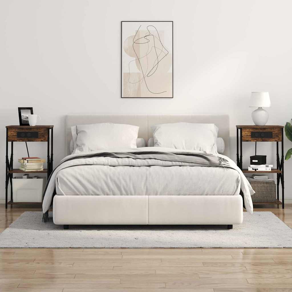 Noćni ormar Dimljeni hrast 41 x 31 x 76 cm Konstruirano drvo