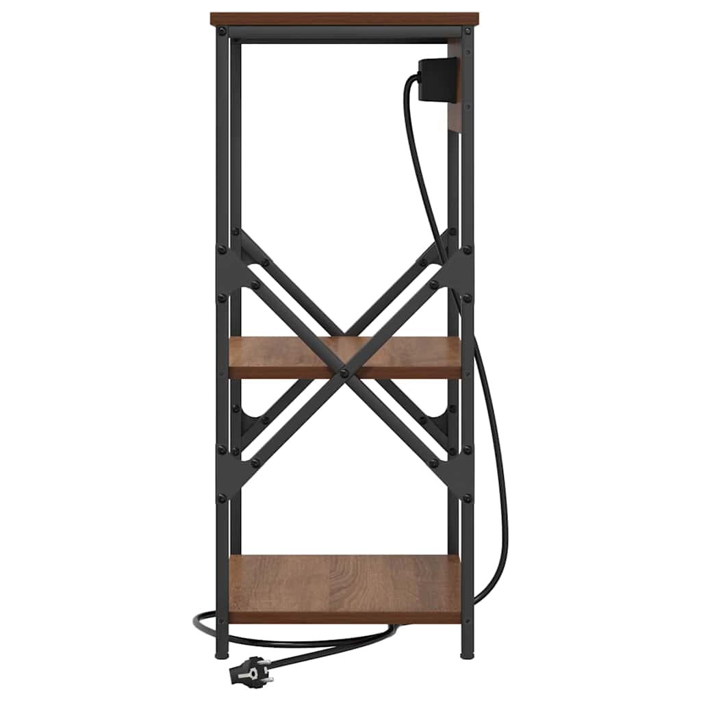 Noćni ormar Smeđi hrast 41 x 31 x 76 cm Konstruirano drvo