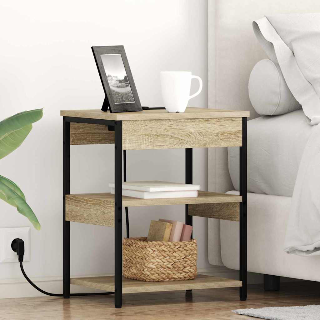 Noćni ormar Sonoma hrast 41 x 31 x 51 cm Konstruirano drvo