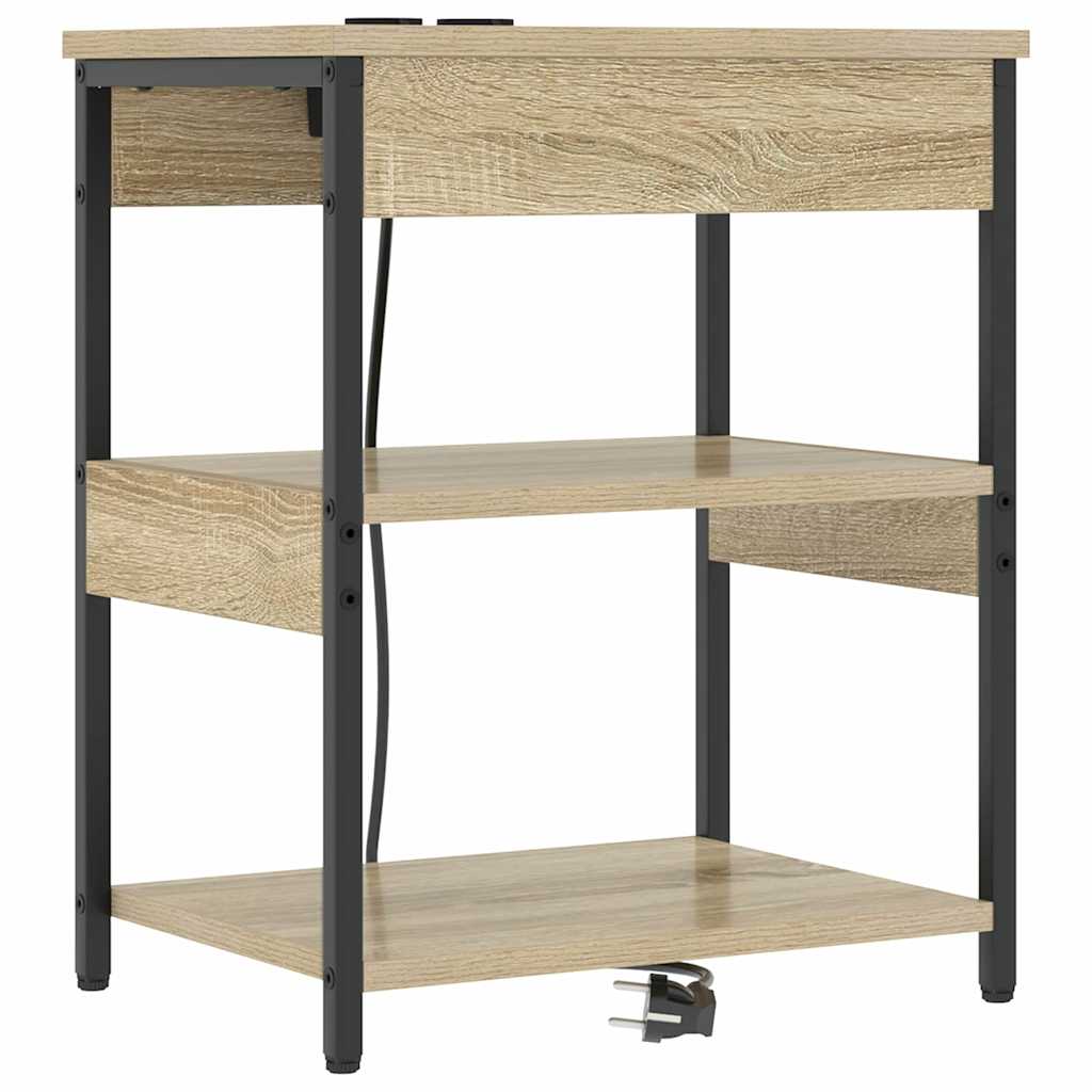 Noćni ormar 2 pcs Sonoma hrast 41 x 31 x 51 cm