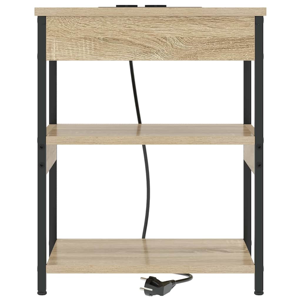 Noćni ormar 2 pcs Sonoma hrast 41 x 31 x 51 cm