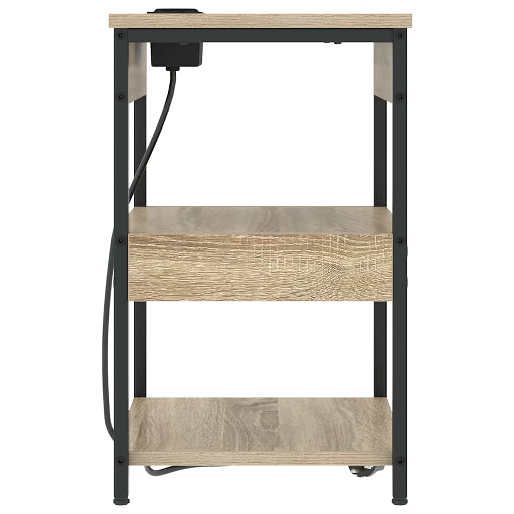 Noćni ormar 2 pcs Sonoma hrast 41 x 31 x 51 cm