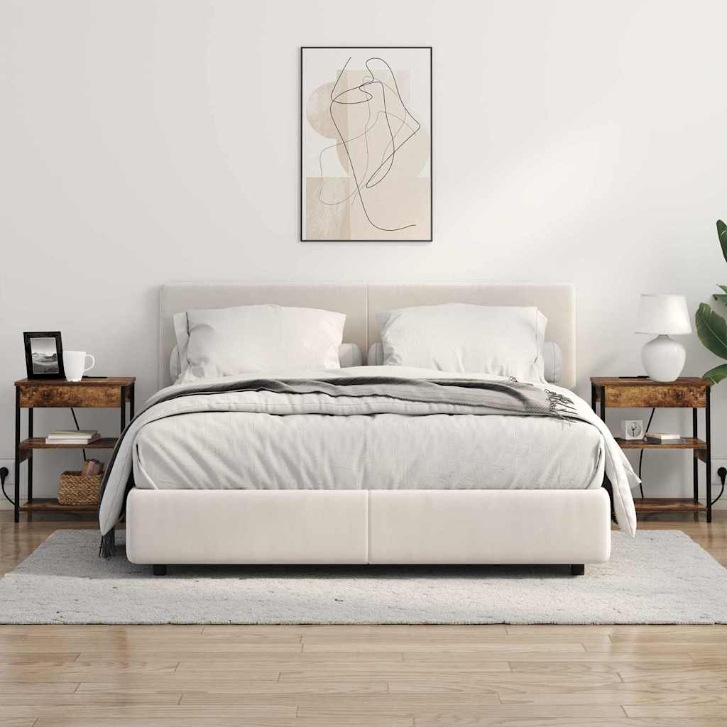 Noćni ormar 2 pcs Dimljeni hrast 41 x 31 x 51 cm