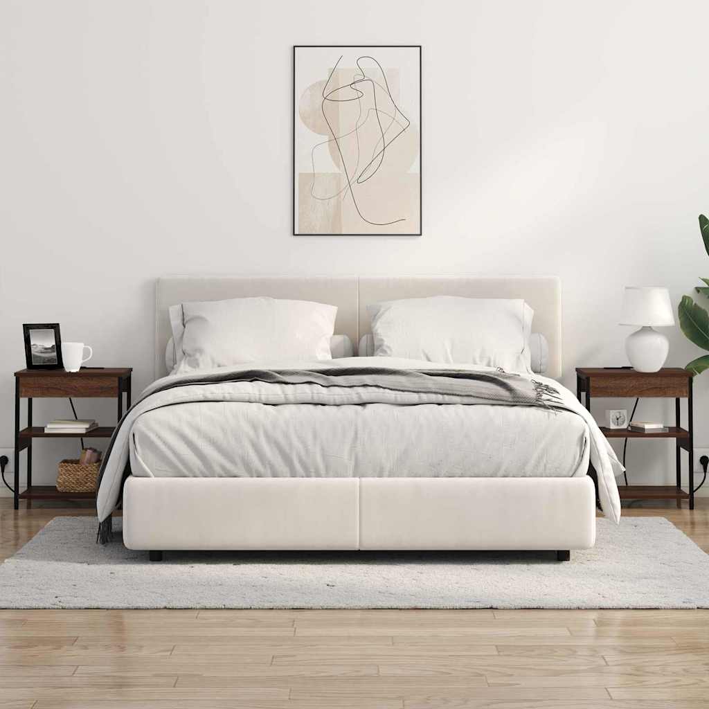 Noćni ormar 2 pcs Smeđi hrast 41 x 31 x 51 cm Konstruirano drvo