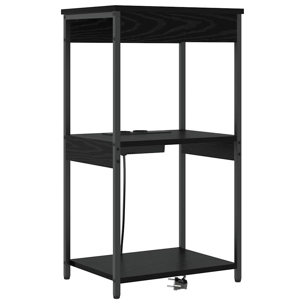 Noćni ormar Crni hrast 41 x 31 x 76 cm Konstruirano drvo