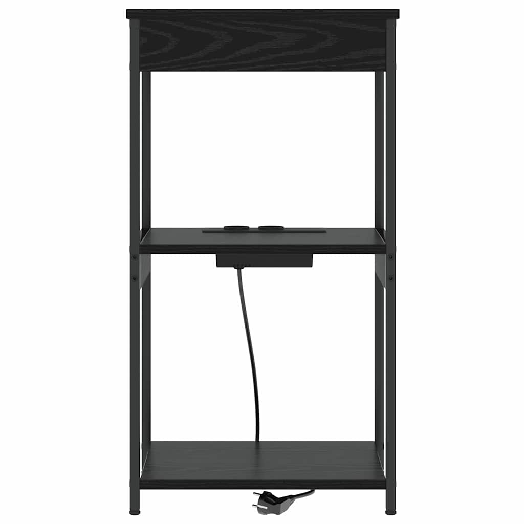 Noćni ormar Crni hrast 41 x 31 x 76 cm Konstruirano drvo