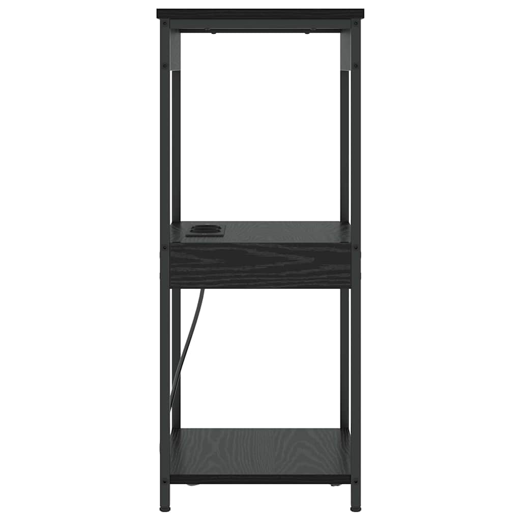Noćni ormar Crni hrast 41 x 31 x 76 cm Konstruirano drvo