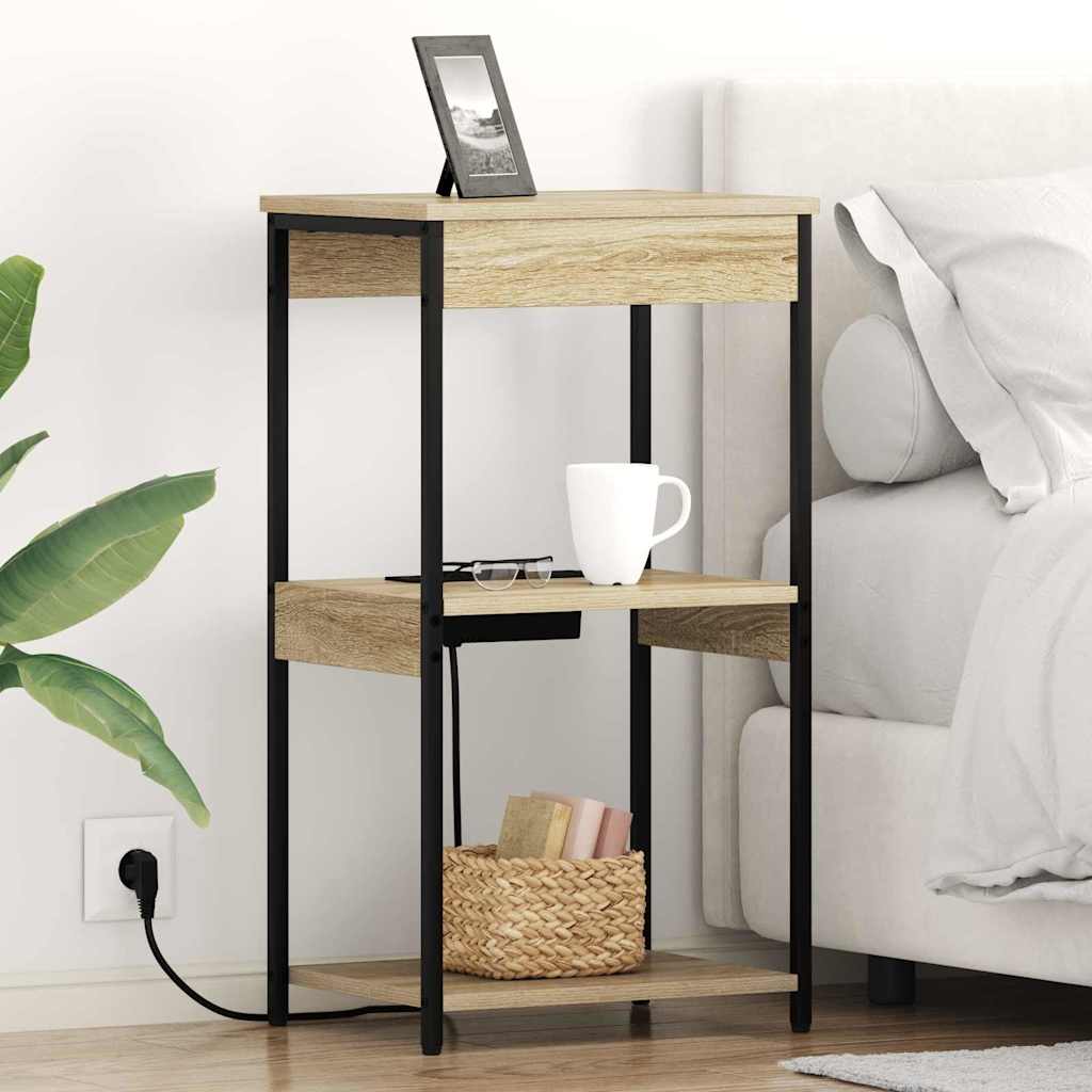 Noćni ormar Sonoma hrast 41 x 31 x 76 cm Konstruirano drvo