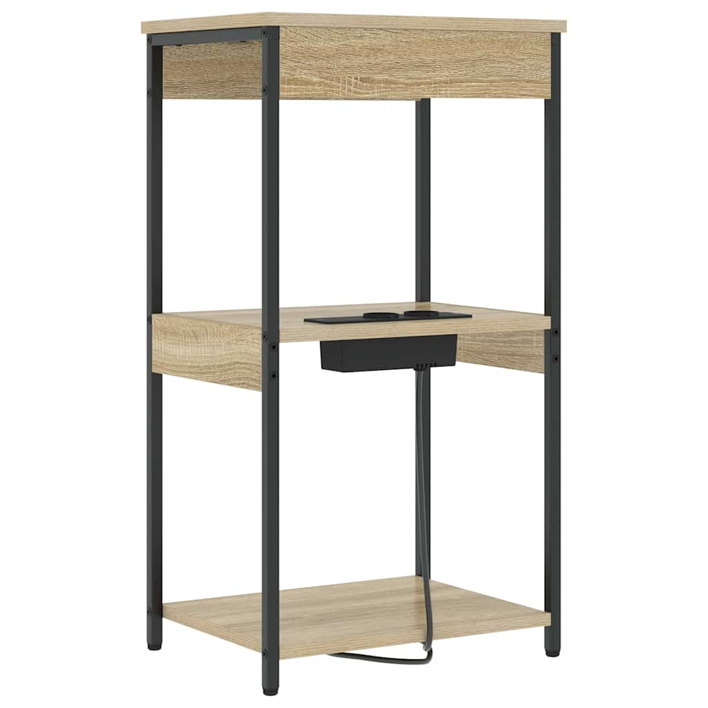 Noćni ormar Sonoma hrast 41 x 31 x 76 cm Konstruirano drvo