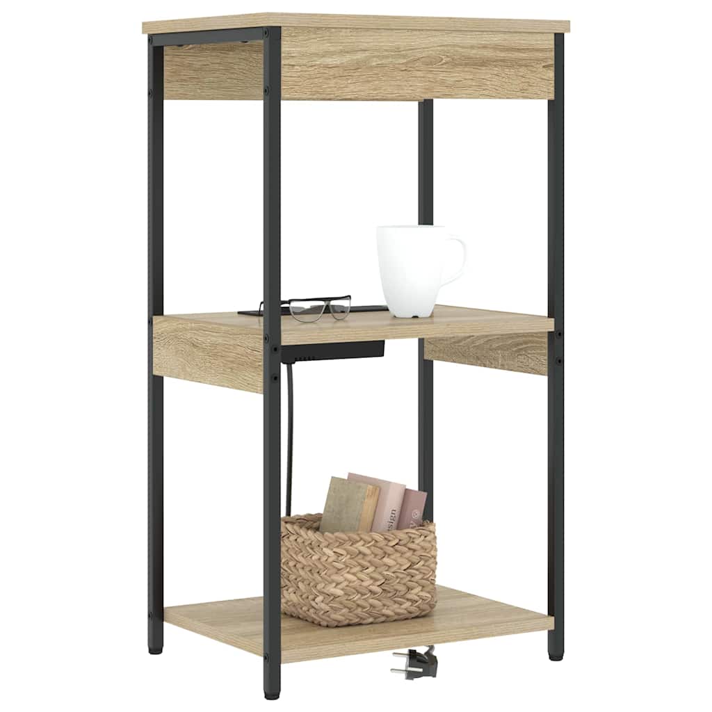 Noćni ormar Sonoma hrast 41 x 31 x 76 cm Konstruirano drvo