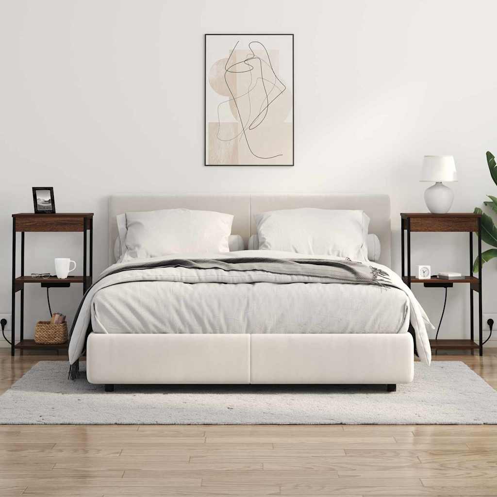 Noćni ormar Smeđi hrast 41 x 31 x 76 cm Konstruirano drvo