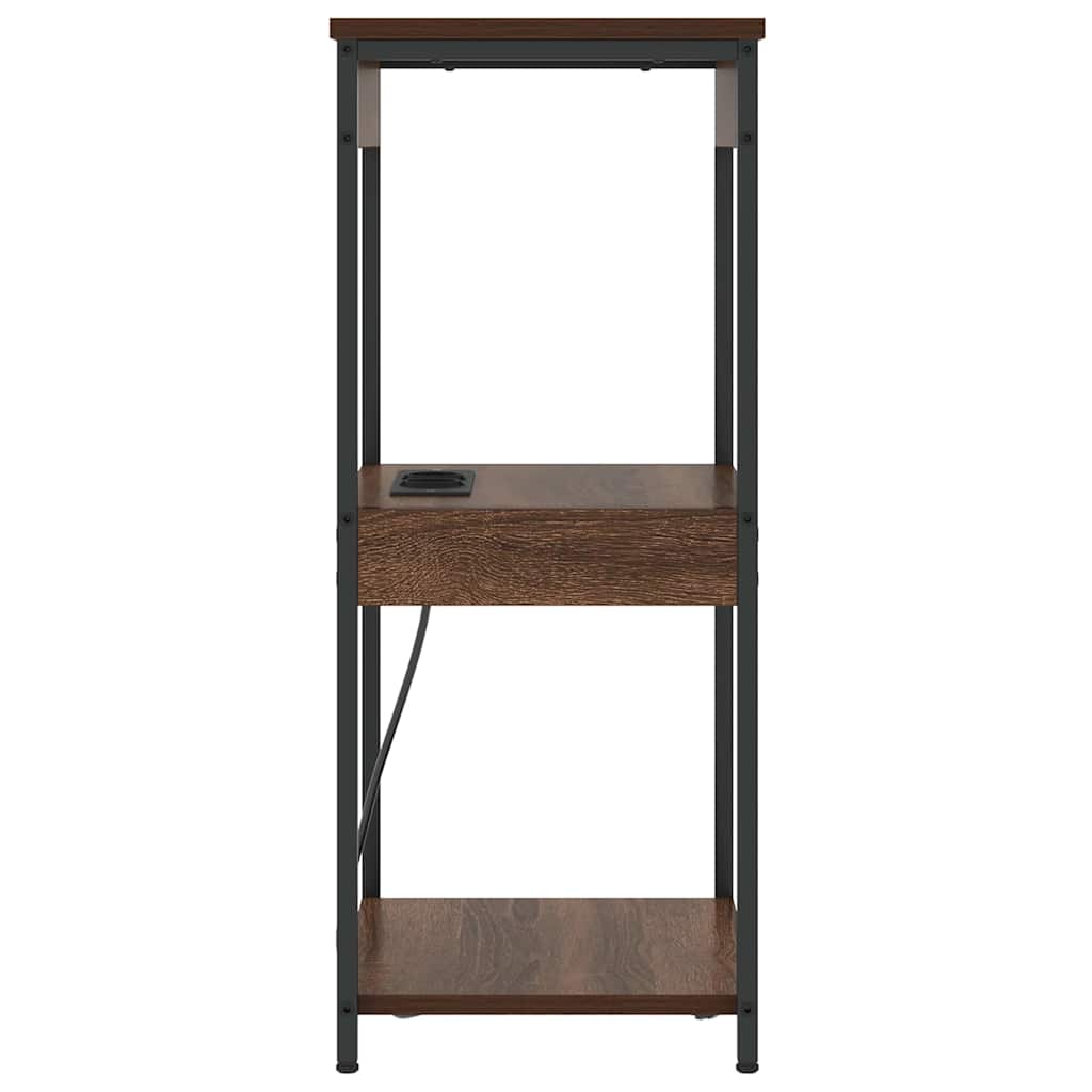 Noćni ormar Smeđi hrast 41 x 31 x 76 cm Konstruirano drvo