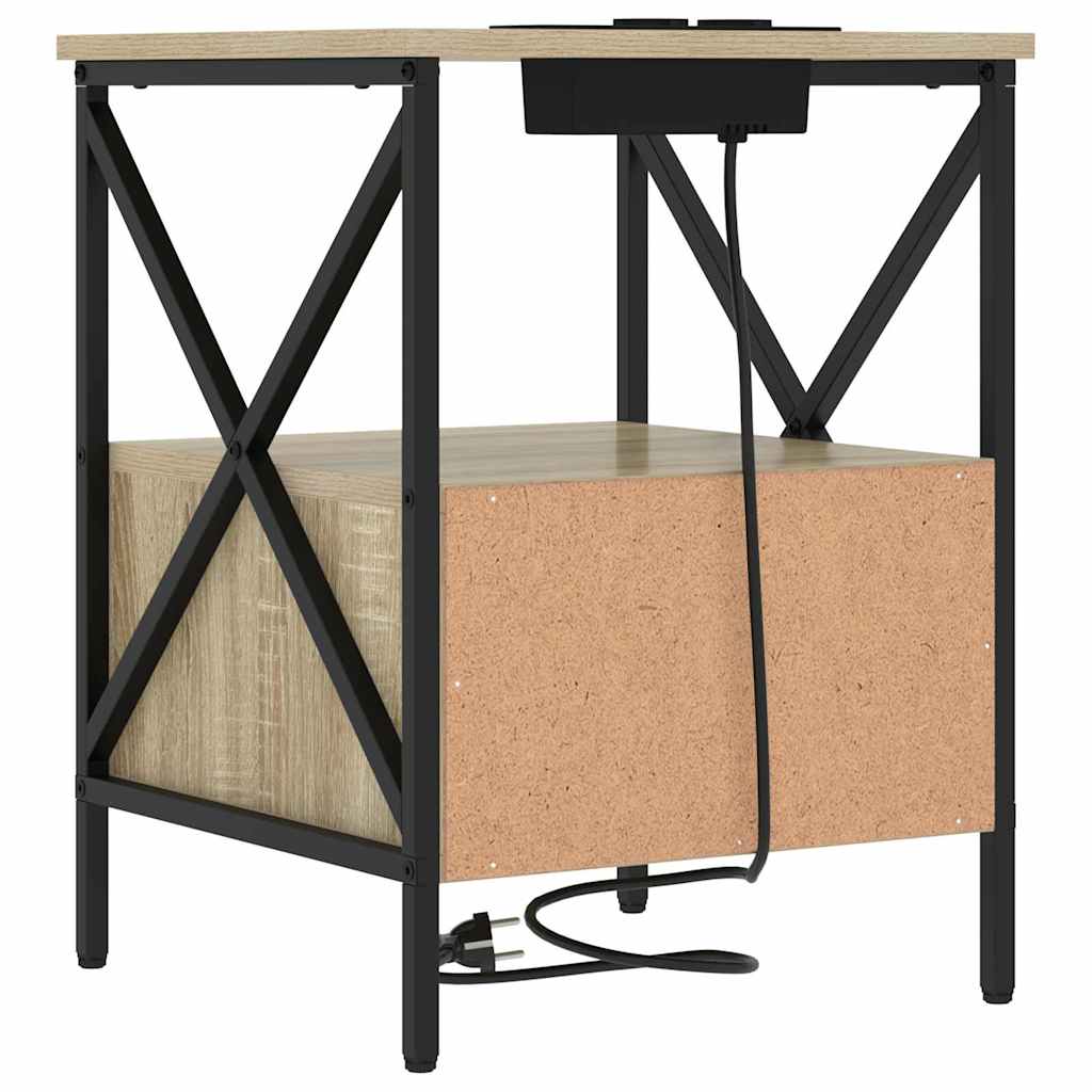 Noćni ormar Sonoma hrast 41,5 x 40,5 x 55 cm Konstruirano drvo
