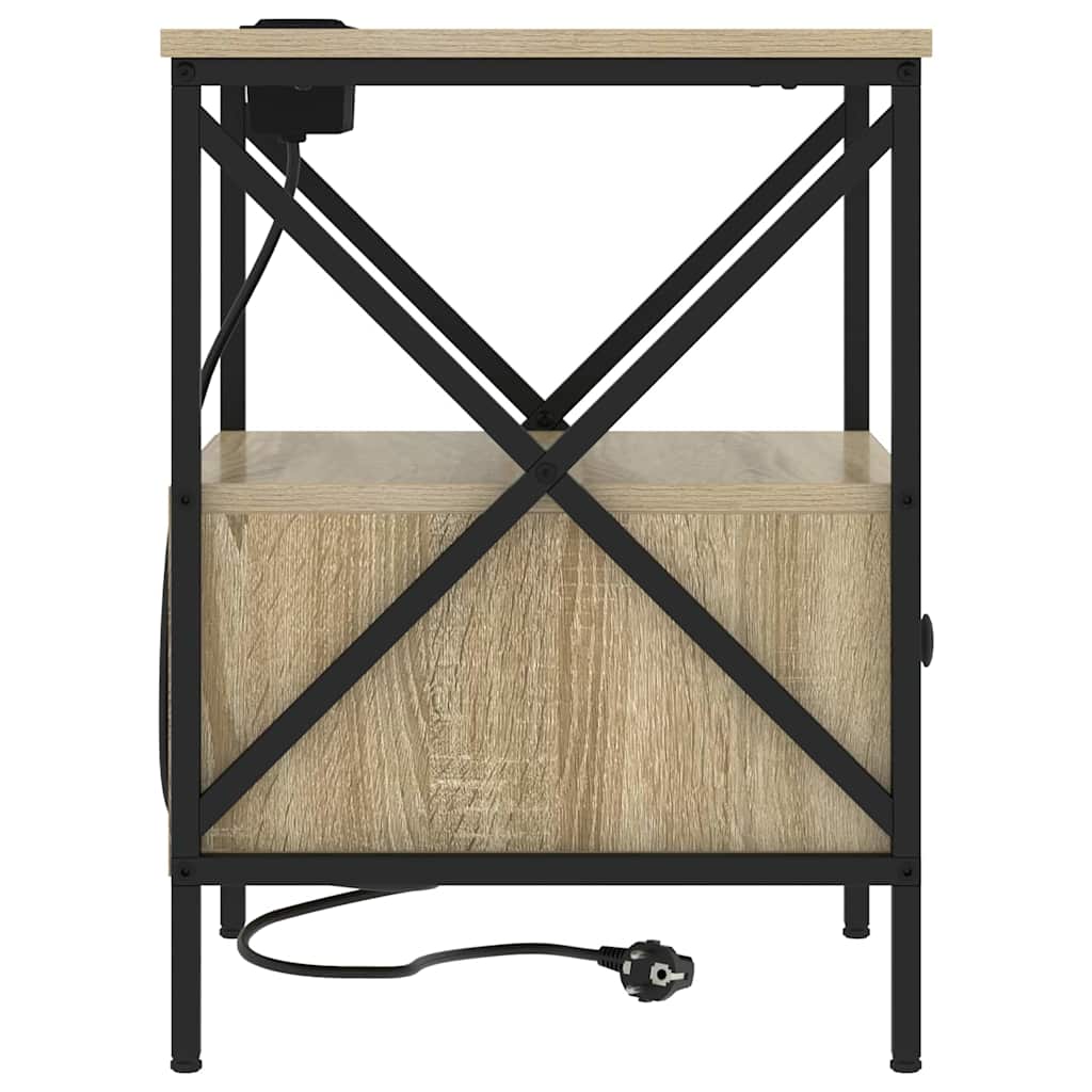 Noćni ormar Sonoma hrast 41,5 x 40,5 x 55 cm Konstruirano drvo