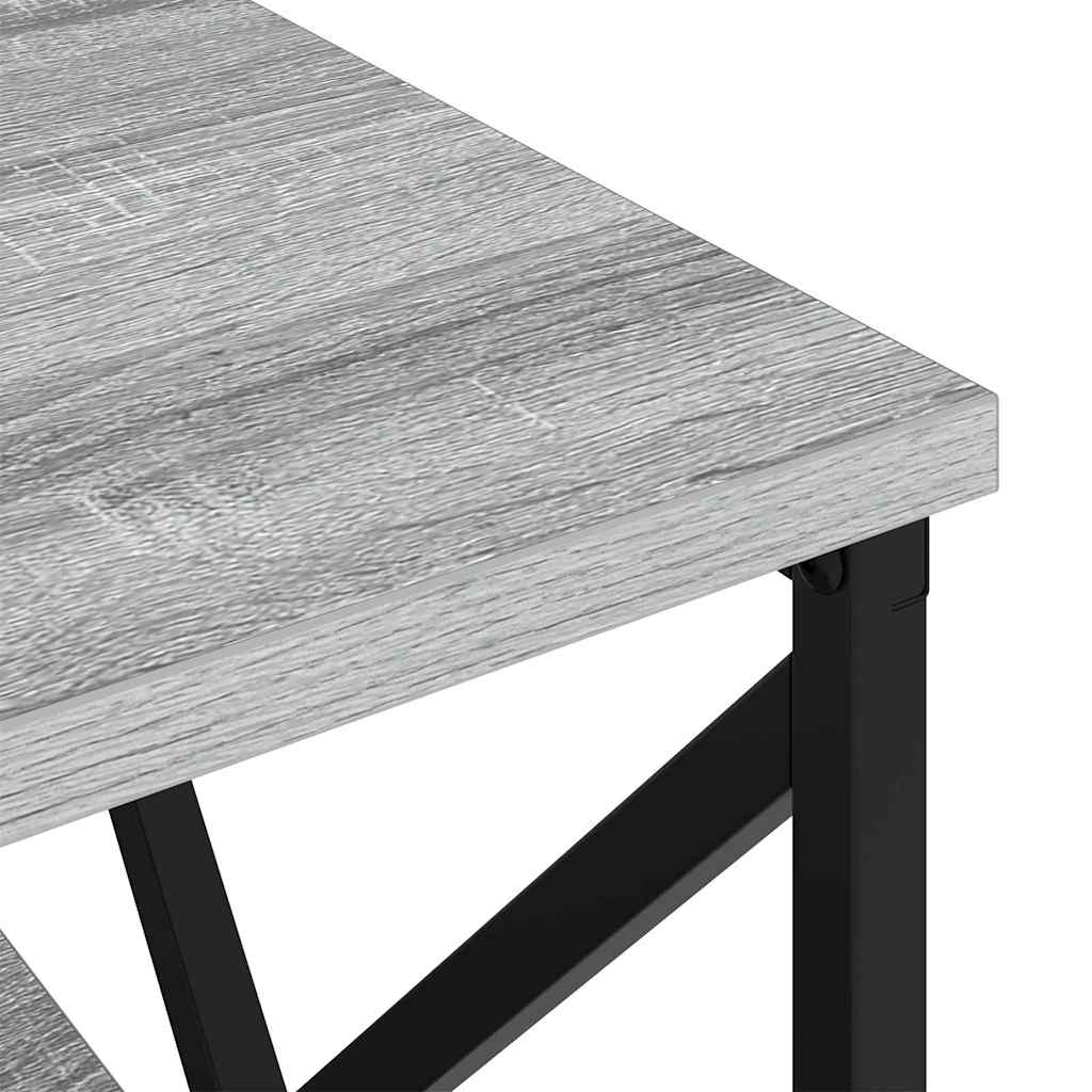 Noćni ormar s ladicama 2 pcs Siva Sonoma 41,5 x 40,5 x 55 cm
