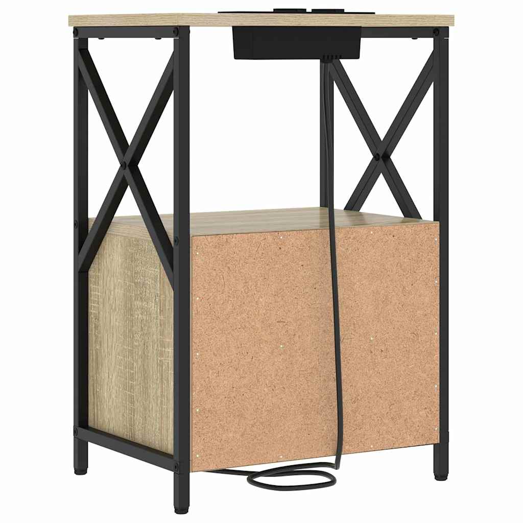 Noćni ormar Sonoma hrast 40 x 31 x 60 cm Konstruirano drvo
