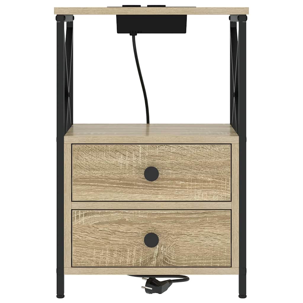 Noćni ormar Sonoma hrast 40 x 31 x 60 cm Konstruirano drvo