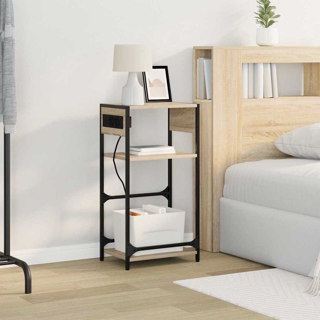 Noćni ormar Sonoma hrast 40 x 27 x 76 cm Konstruirano drvo
