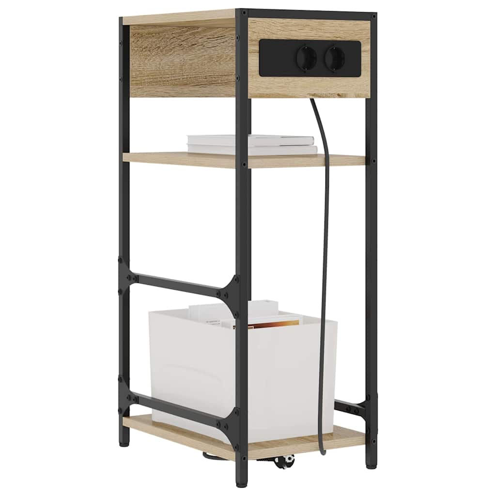Noćni ormar Sonoma hrast 40 x 27 x 76 cm Konstruirano drvo