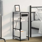 Noćni ormar Siva Sonoma 40 x 27 x 76 cm Konstruirano drvo
