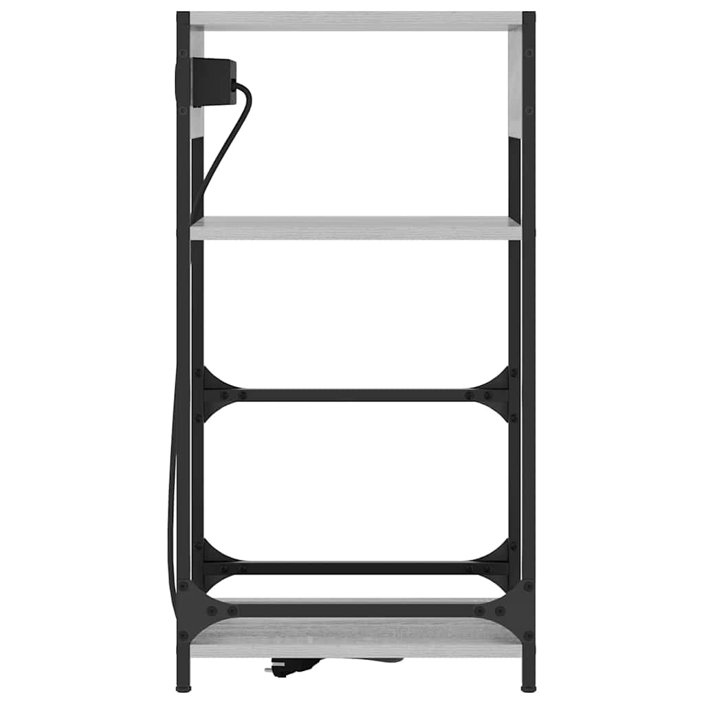Noćni ormar Siva Sonoma 40 x 27 x 76 cm Konstruirano drvo