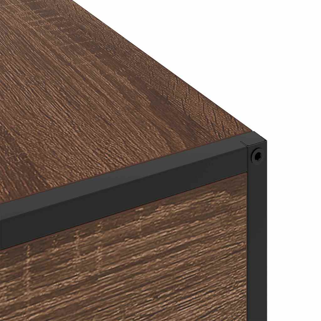 Noćni ormar Smeđi hrast 40 x 27 x 76 cm Konstruirano drvo