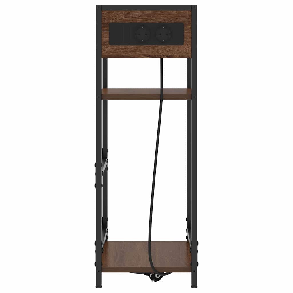 Noćni ormar Smeđi hrast 40 x 27 x 76 cm Konstruirano drvo