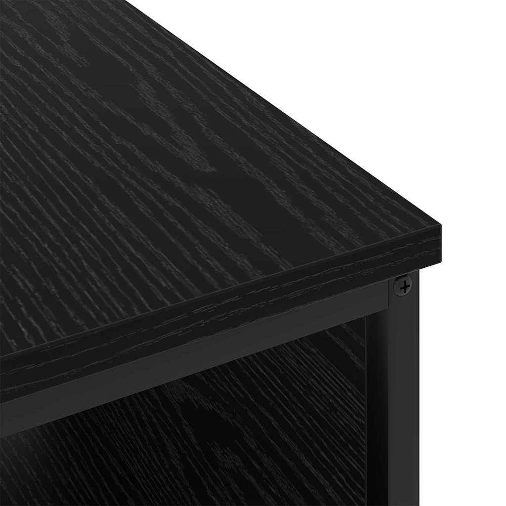 Noćni ormar Crni hrast 41 x 28 x 76 cm Konstruirano drvo