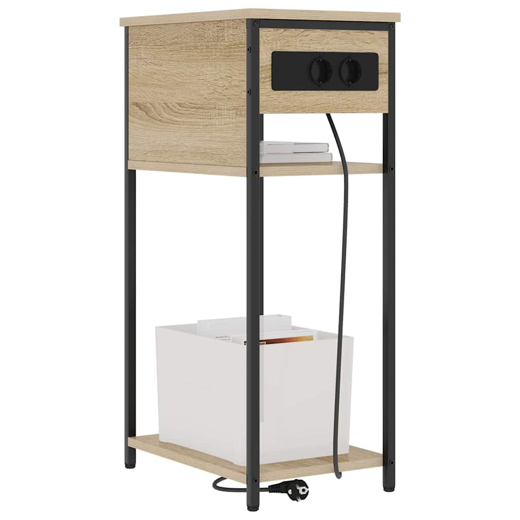Noćni ormar Sonoma hrast 41 x 28 x 76 cm Konstruirano drvo