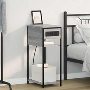 Noćni ormar Siva Sonoma 41 x 28 x 76 cm Konstruirano drvo