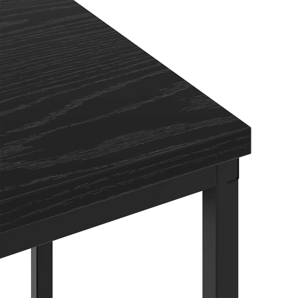 Noćni ormar 2 pcs Crni hrast 38 x 30 x 48 cm Konstruirano drvo