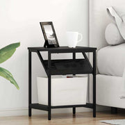 Noćni ormar 2 pcs Crni hrast 38 x 30 x 48 cm Konstruirano drvo