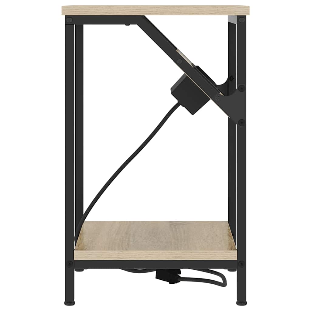 Noćni ormar 2 pcs Sonoma hrast 38 x 30 x 48 cm