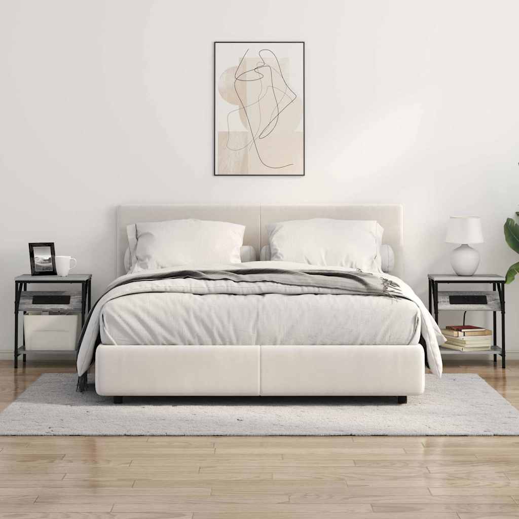 Noćni ormar Siva Sonoma 38 x 30 x 48 cm Konstruirano drvo