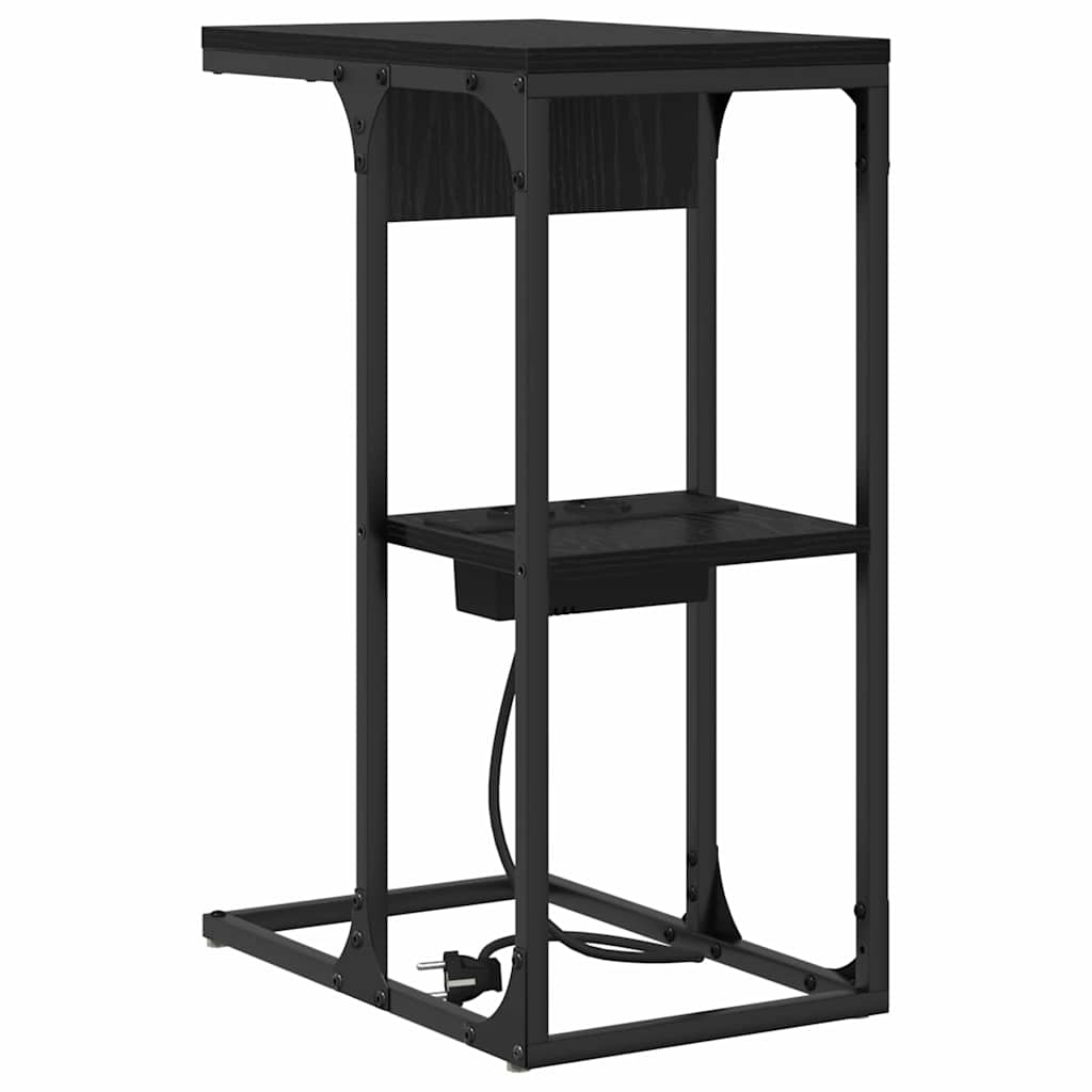 Noćni ormar Crni hrast 41,5 x 26 x 60,5 cm Konstruirano drvo