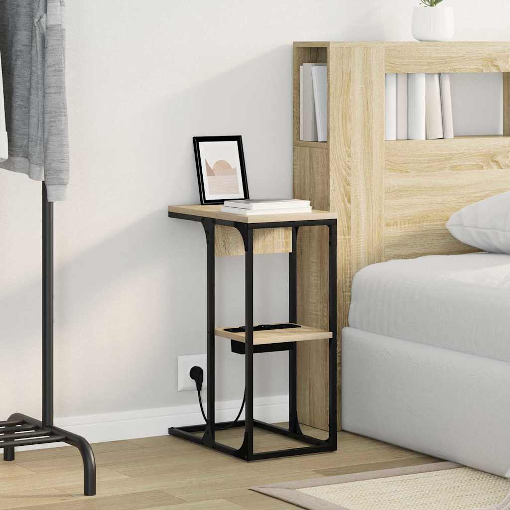Noćni ormar Sonoma hrast 41,5 x 26 x 60,5 cm Konstruirano drvo