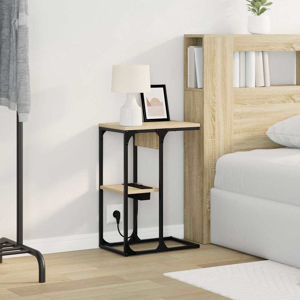 Noćni ormar Sonoma hrast 41,5 x 26 x 60,5 cm Konstruirano drvo