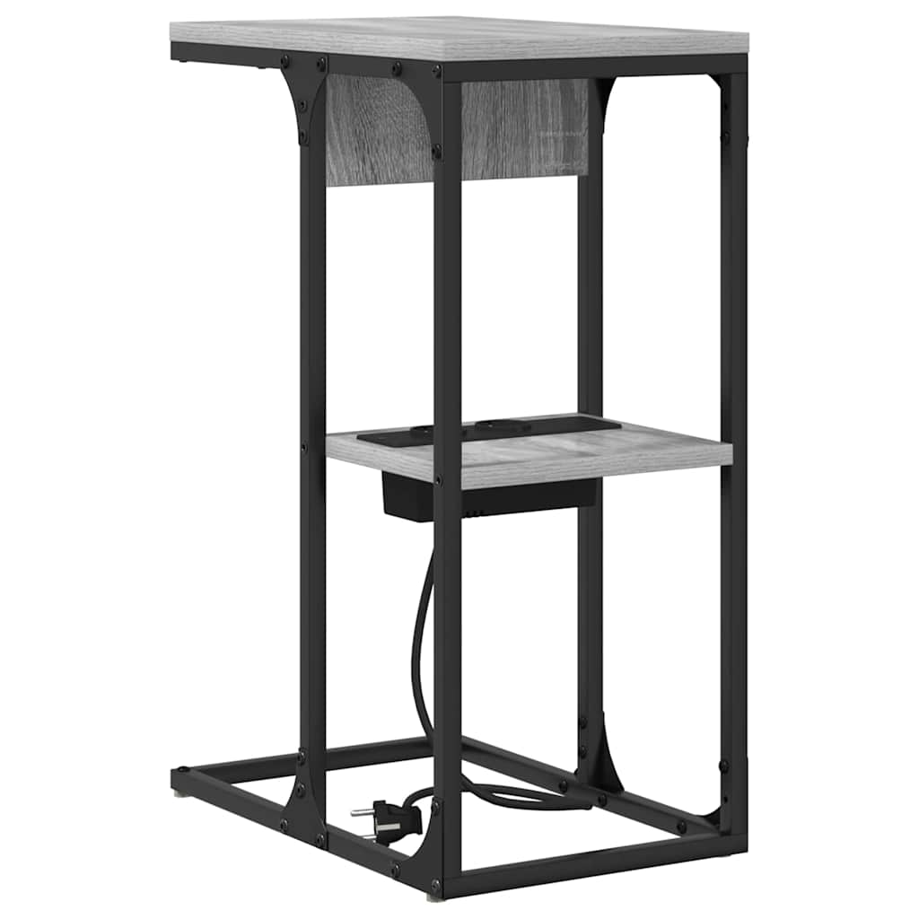 Noćni ormar Siva Sonoma 41,5 x 26 x 60,5 cm Konstruirano drvo