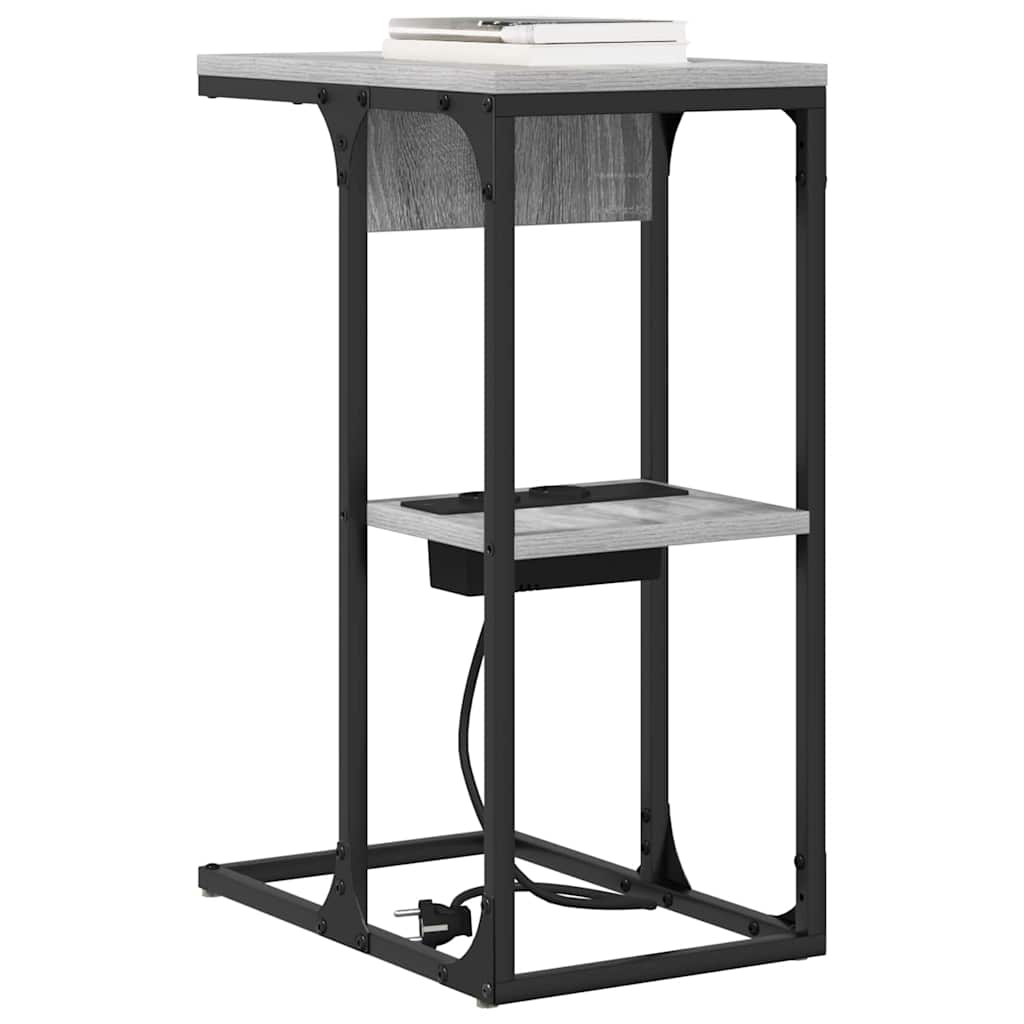 Noćni ormar Siva Sonoma 41,5 x 26 x 60,5 cm Konstruirano drvo