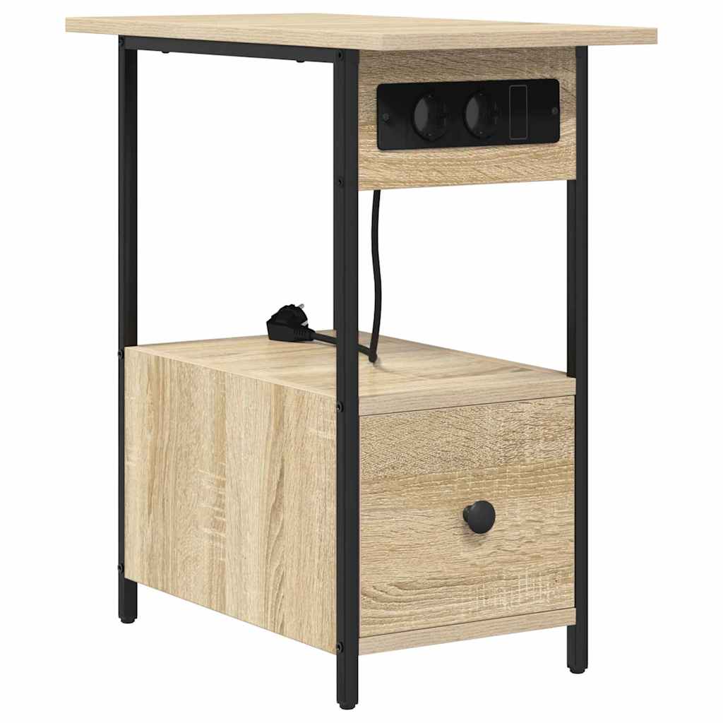 Noćni ormar Sonoma hrast 60 x 30 x 61 cm Konstruirano drvo